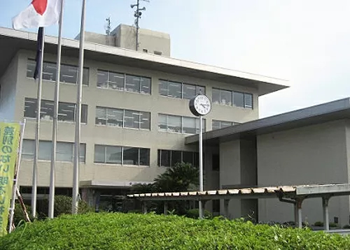 市役所の屋外時計